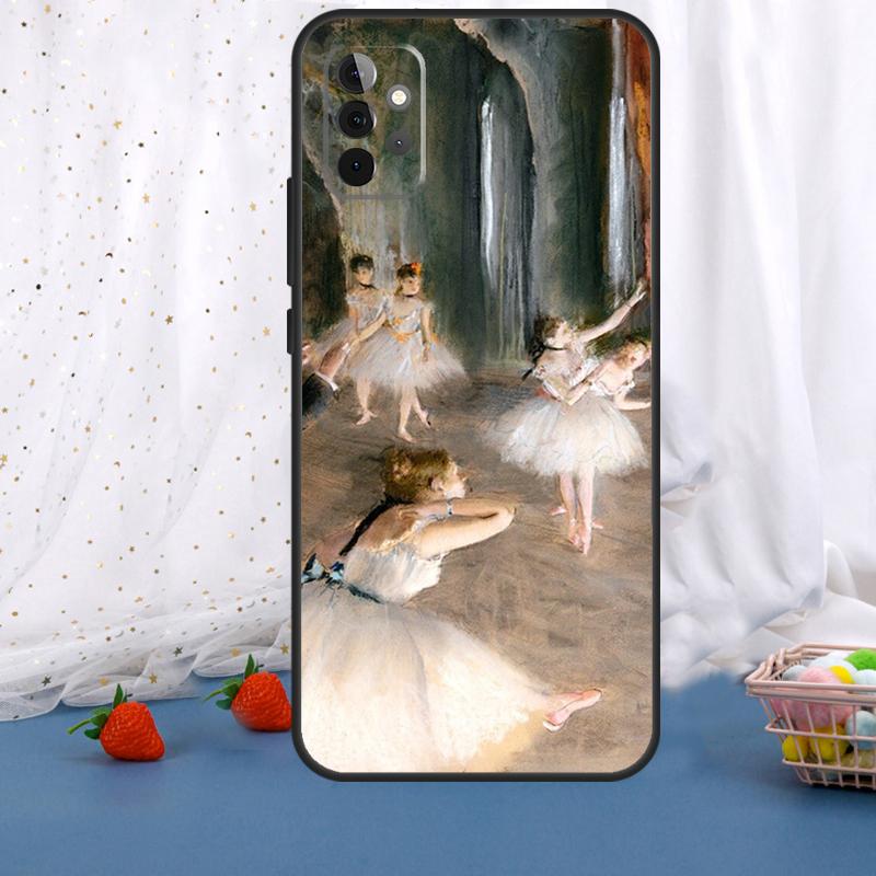 Чехол для Samsung Galaxy A55 A35 A05 A52 A32 A22 A54 A14 A16 A26 A36 A56 A06 A15 A53 A33 A13 с изображением балерины
