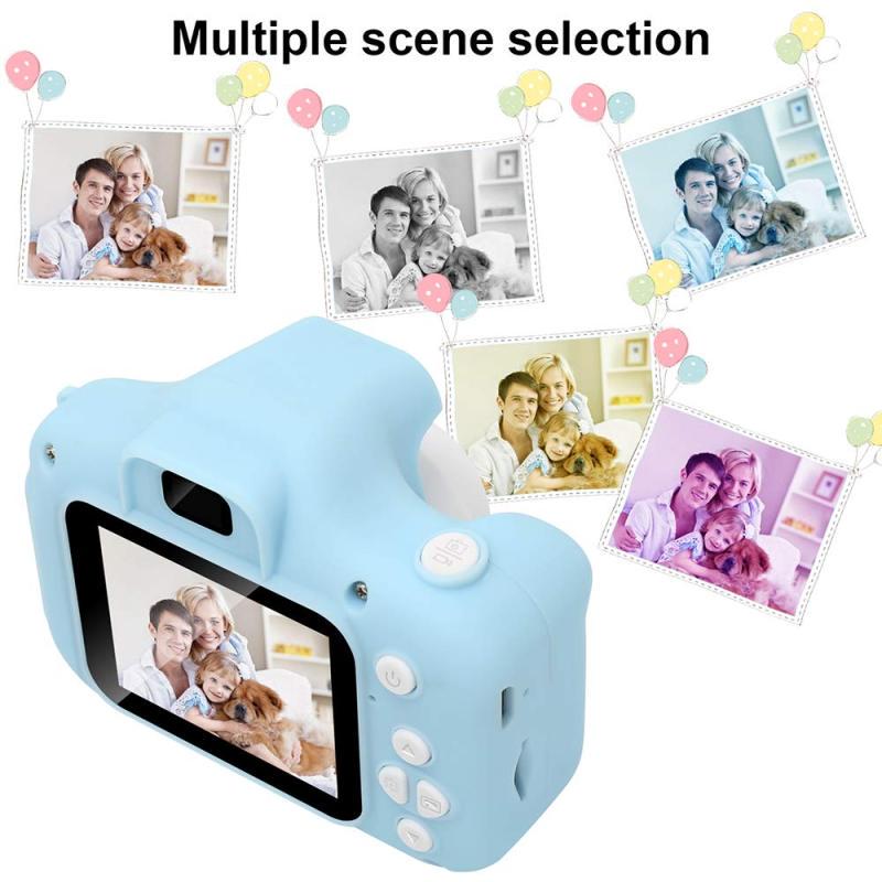 Mini Sd Video Smart Shooting Children Digital Camera 2.0 Inches Screen Ips Full Screen Display