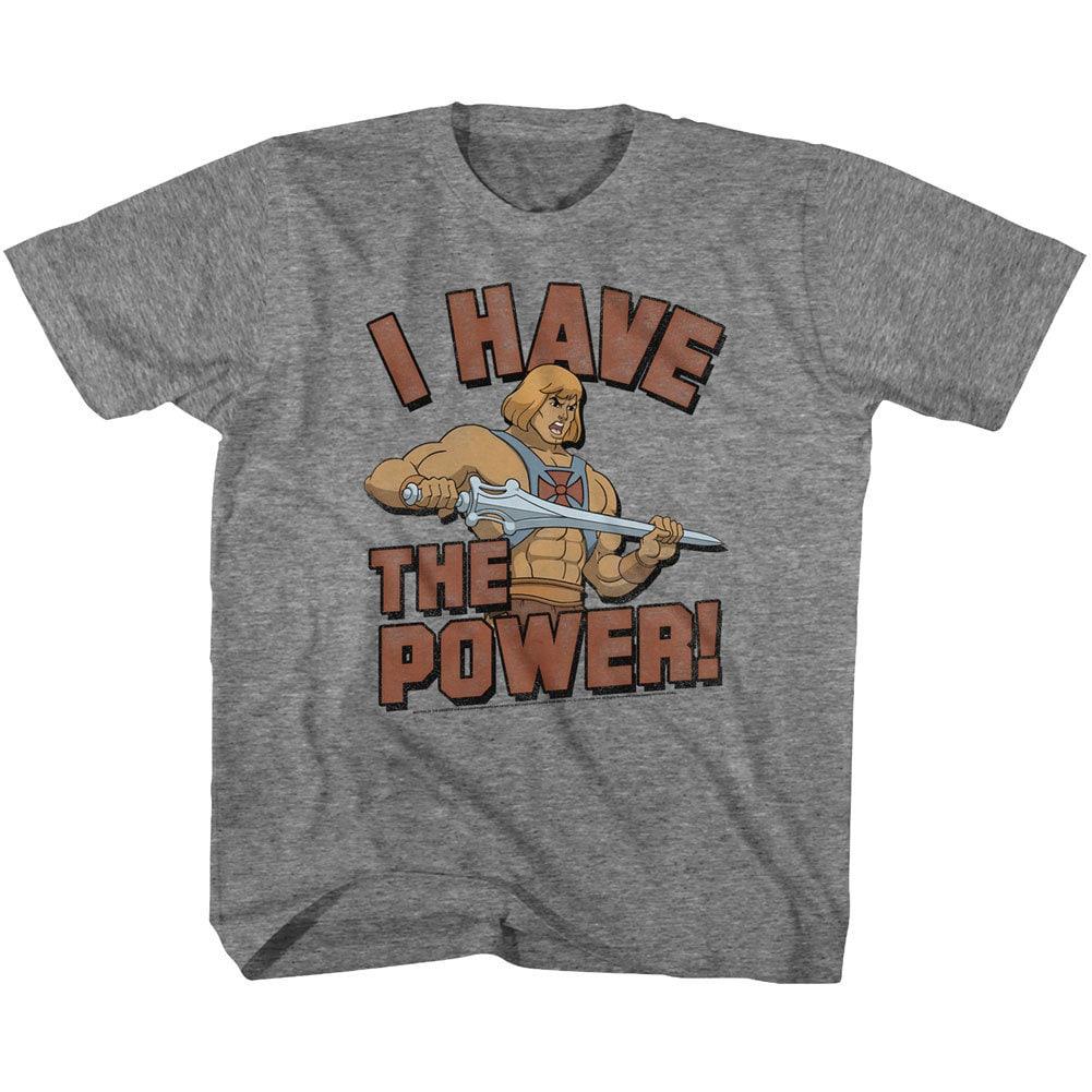 Masters Of The Universe The Power Graphite Heather Youth T-Shirt