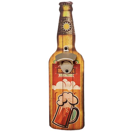 Настенная открывалка для бутылок в форме бутылки пива, настенное граффити, художественное украшение, железная открывалка для ресторанов, настенная открывалка для бутылок для ресторана