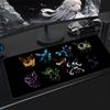 Kawaii Japan Anime Mouse Pad PC Colorful  Eevee Gamer Cabinet Mousepad HD Keyboard Rug Laptop Gaming Rubber Desk Mat