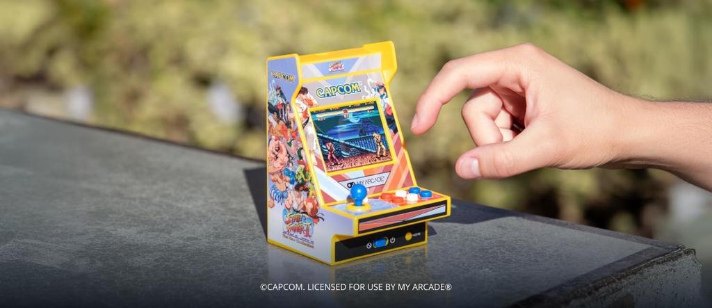 Мой Arcade Super Street Fighter II Nano Player Портативный ретро-аркадный (2 игры в 1)