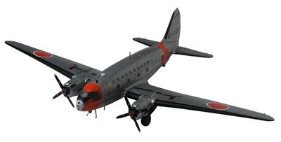 PLATZ Военно-транспортный самолет ВВС Пластиковая модель 1/144 Самооборона C-46D