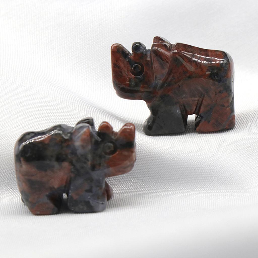 1 шт. статуя носорога натуральные камни розовый кварц резные фигурки животных целебные кристаллы декор комнаты драгоценный камень ремесло брелок