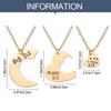 Fashion Best Friends Little Sis Stitching Necklaces Big Sister 3 Pieces / Set Good Sister Necklaces