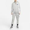 Nike Logo Print Spliced Color-Block Sports Hoodie Men Hoodie Grey CZ4695-063