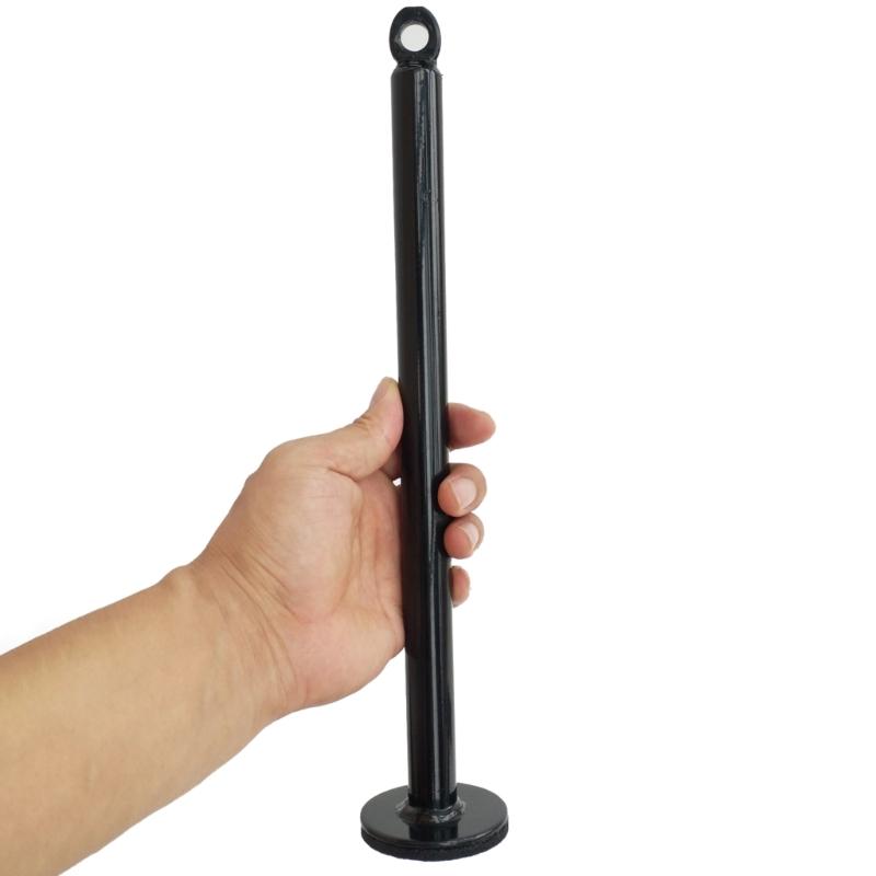 Barbell Plate Weight Tray, Gym Fitness Barbell Weight Plate Steel Fixed Bracket Loading Pin Pulley Cable Dumbbell Rack