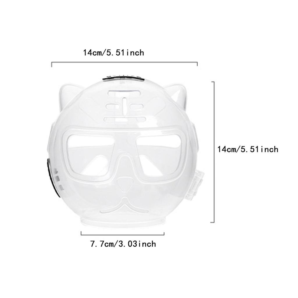 Намордник для кошек, против укусов, маска-шар, для купания в путешествиях