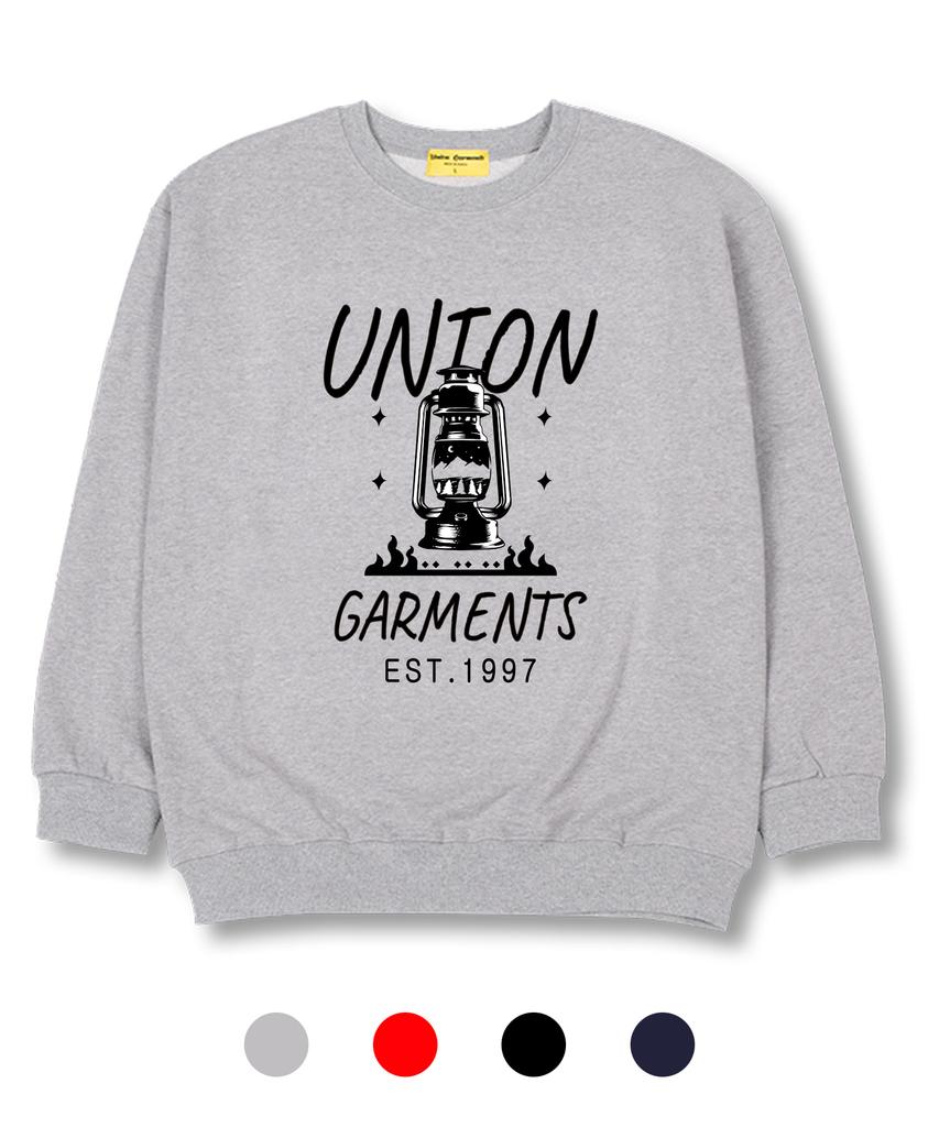 UNION GARMENTS Dreaming Camping French Terry Oversized Sweatshirt