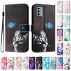 Butterfly and Cat Luxury Painted Leather Case Wallet Book Style Cover for Nokia C12,C32,C02,C22,G22,G11 4G,G21 4G,G42,G10,G20,C10,C20,HMD Pulse...