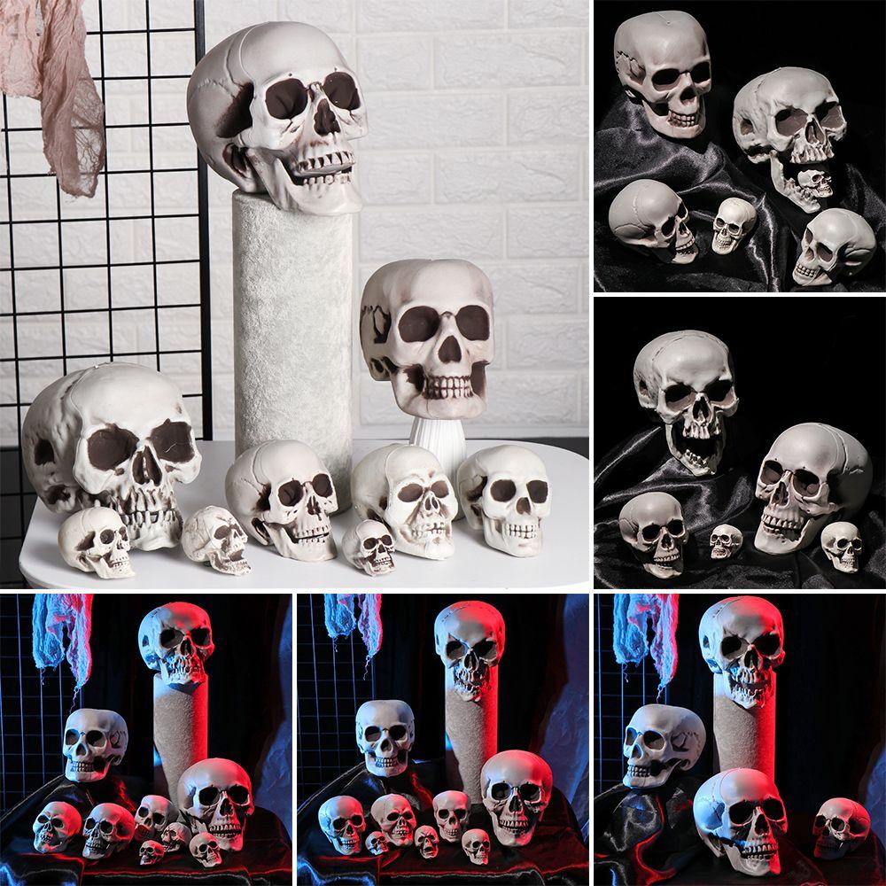 1PC High Quality Home Decor Party Decoration Hanging Decor Skull Head Human Skeleton Halloween Props