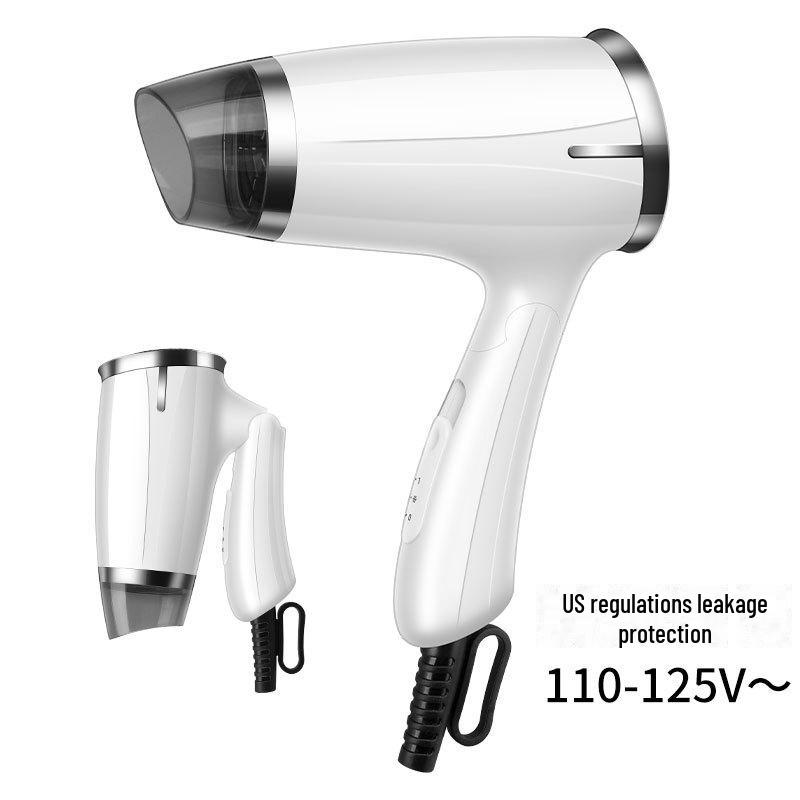 Мощный складной фен с режимами горячего и холодного воздуха — идеально подходит для дома, салона красоты, общежития, отеля, 110 В.