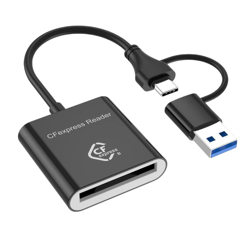 Высокоскоростной кардридер CFexpress Type-B и SD 2.0, USB 3.2, 10 Гбит/с