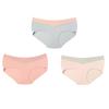 TERMEZY 3Pcs/lot Seamless Panties Ice Silk Female Comfort Underwear Women Low-Waist Briefs Large Size Maternity Panty Sexy Lingerie