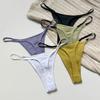 Thin Strap Seamless Panties G-Strings Women's Briefs Simple T-Back Thongs  Girls