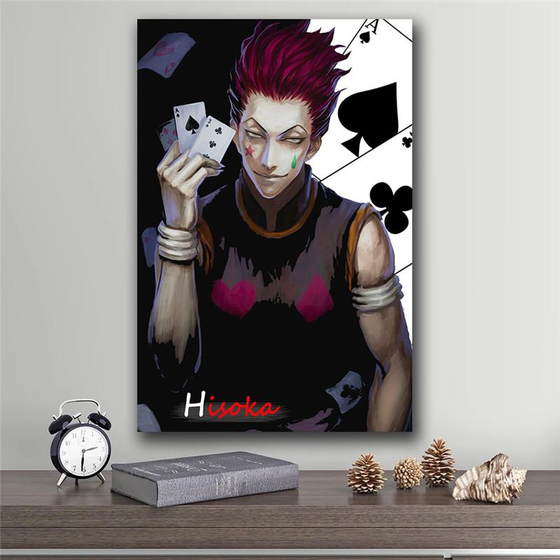 Аниме искусство настенная живопись Hunter X Hunter Хисока Моро плакат холст