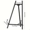 Art Display Easel for Wedding Signs, Stable Metal Structure