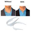 Adjustable Men Women Shirt Collar Support Bundle Stays Reusable Tool Plastic