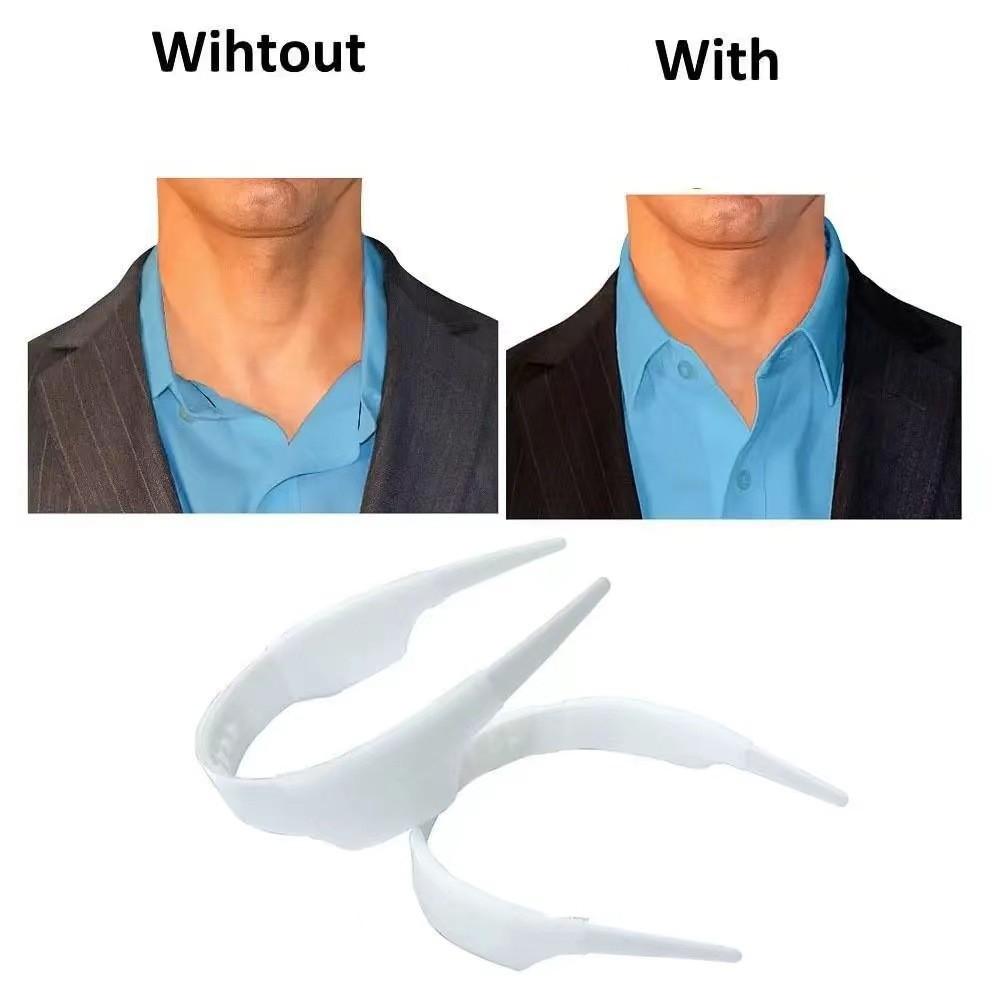 Adjustable Men Women Shirt Collar Support Bundle Stays Reusable Tool Plastic
