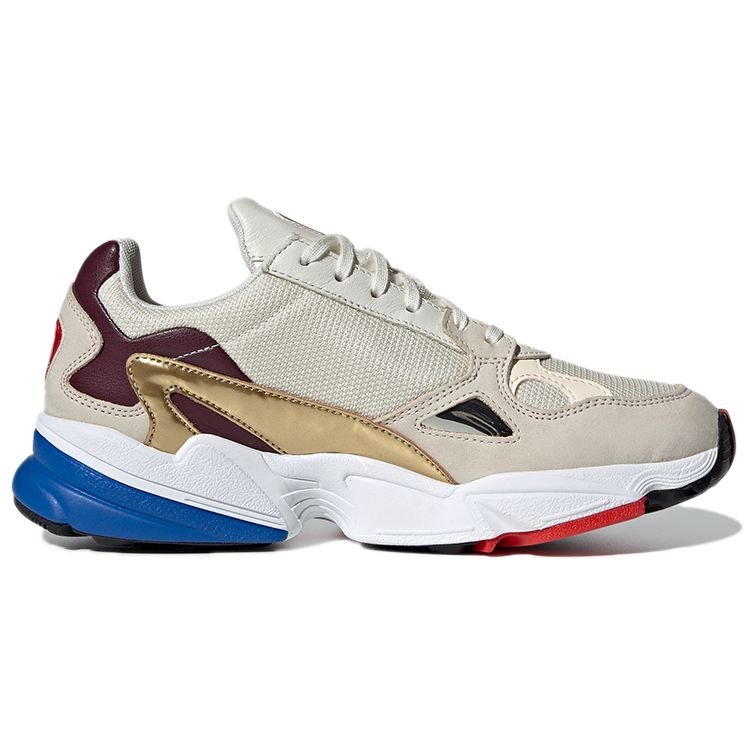 adidas Originals Falcon Кожа Удобные Универсальные Нескользящие Низкие Кроссовки Папины Кроссовки Женские Светло-Бежевый G54688