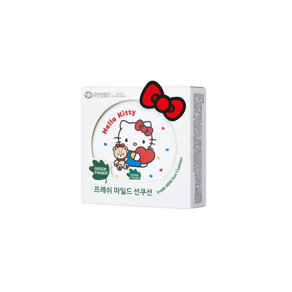 Green Finger Infant Hello Kitty Mild Sun Cushion SPF50+ PA++++, 14g, 2 Pieces