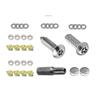 Silver Self-Tapping Screw Anti-Theft Sheet Metal Screws Security Button Head  License Plate