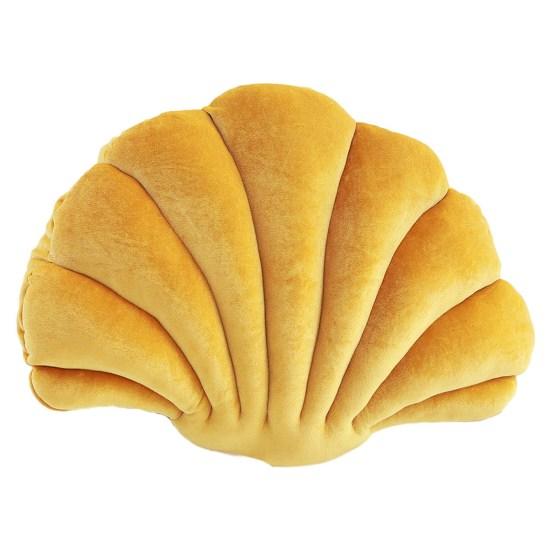 Throw Pillow Non-shedding Tear-Resistant High Elasticity Good Rebound Full Filling Breathable Shell Shape Throw