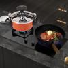 2L Stainless Steel Pressure Cooker 55KPA Pressure Cooker Explosion Frosted Knob Efficient for Gas Stoves