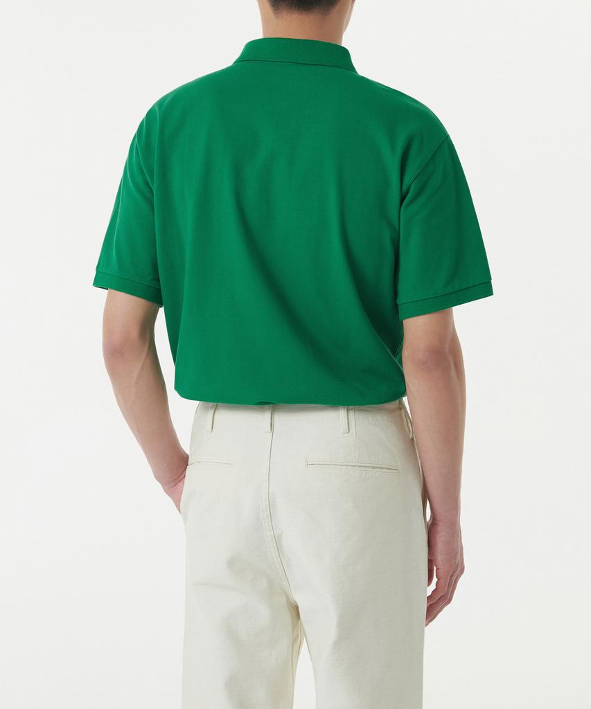 MUSINSA STANDARD Relaxed Fit Pique Polo Shirt [Irish Green]