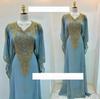Stylish Moroccan Dubai Kaftans Abaya Farasha Dress Handmade Long Gown Party Eid