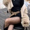 Fashion Leopard Print Snake Skin Versatile Belts for Women Adjustable Buckle Belt Soft PU Leather Belts Casual Jeans Decoration