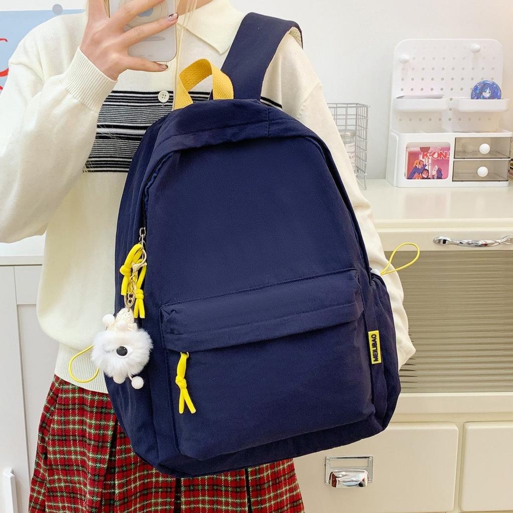 Schoolbag College Student School Bag Male and Female Junior High School High School Elementary School Student Backpack 1011 New Leisure Travel