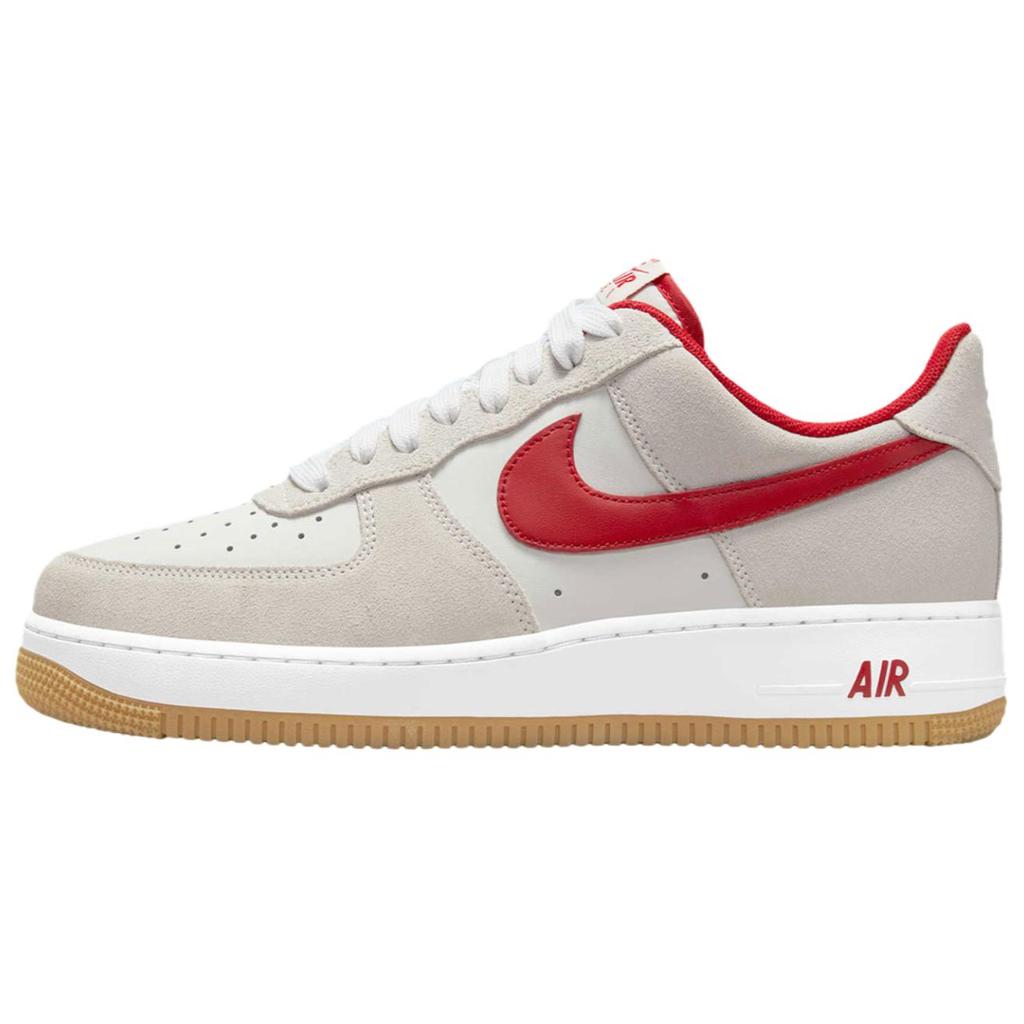 Nike Air Force 1 07 LV8 Photon Dust Varsity Red Unisex Sneakers White Summit-White Gum-Yellow IB6388-101