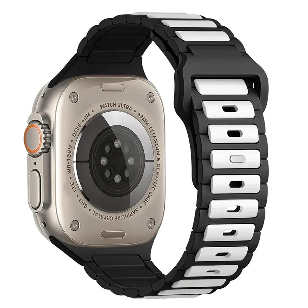 Силиконовый ремешок для Apple Watch 10, 46 мм, 45 мм, 44 мм, 49 мм, 42 мм, 40 мм, 38 мм, браслет для iWatch Series 9, 8, 7, 6, 5, SE Ultra, 2 ремешка.