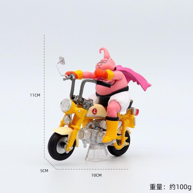 Фигурки Мотоциклов Сон Гоку и Мастера Роши из Dragon Ball Z Настольный Декор для Автомобиля Милые Коллекционные Модели Игрушки Подходят для Коллекции Фанатов Аниме Подарки