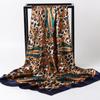Spring/Summer New Women'S Silk Scarf 90 * 90cm Simulated Silk Twill Square Scarf Fashion Printed Large Square Scarf Professional Scarf