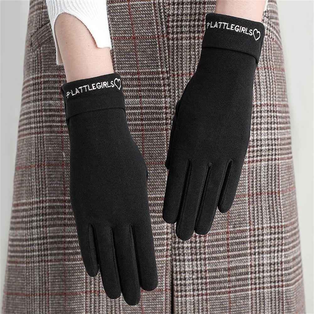 Touch Screen Warm Gloves Thickened Cycling Driving Gloves Daily Mittens  Men Women