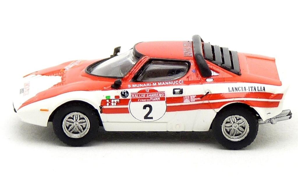 Brekina Масштаб HO Lancia Stratos HF Ралли Сан-Ремо Ралли 1/87 №2, 1974,