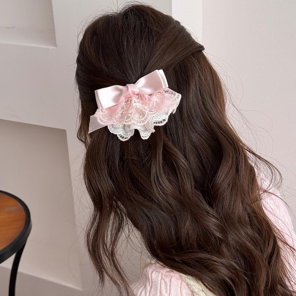Butterfly Hair Clip for Women Girl Pin Bow Accessories Popular  Fairy Crabs Ribbon Kpop Sweets Kawaii Cute Leading Fashion