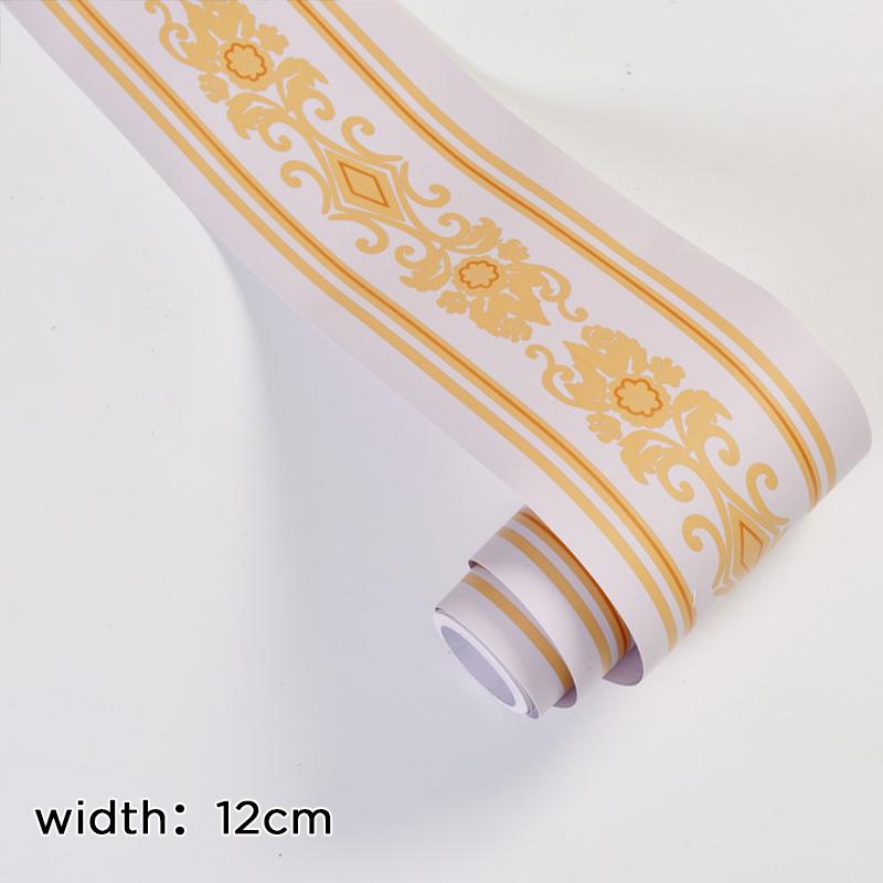 10M ПВХ водонепроницаемый пояс самоклеящийся плинтус поясной линии обои декор гостиной виниловые настенные наклейки на стену