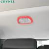 Rear Reading Lamp Switch Cover Trim For Jeep Cherokee 2014-2018 Red Carbon Fiber