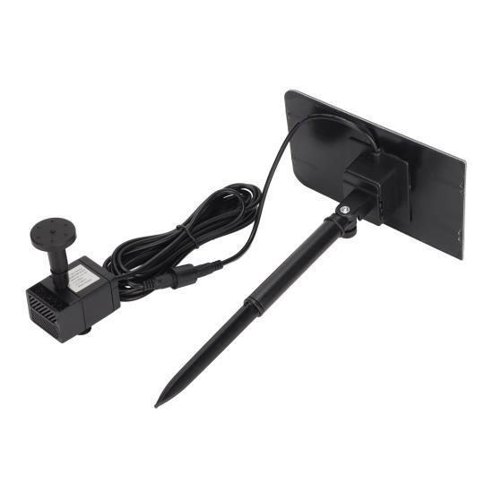 Солнечный фонтанный насос для пруда, солнечный водяной насос 200 л/ч, питание от USB, ландшафтный садовый фонтанный насос