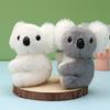 Cute Kola Keychain Keyring Plush Toy Koala Bear Women Diy Jewelry Accessories Bag Pendant Novelty Gift Charms