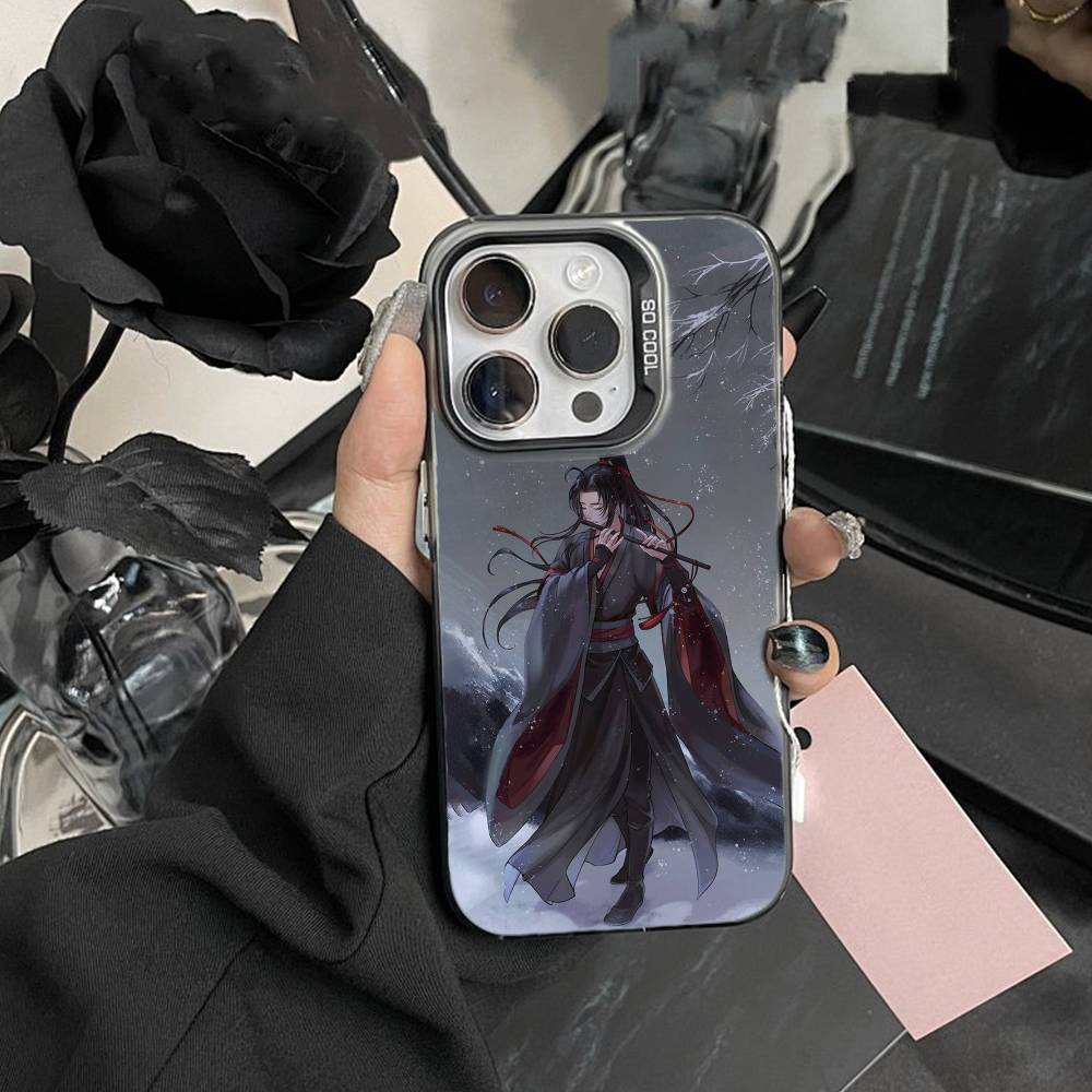 Чехол для телефона "Грандмастер Демонической Культивации" для IPhone 16 17 15 14 12 13 Pro Max Черный Цвет Ударопрочный Чехол