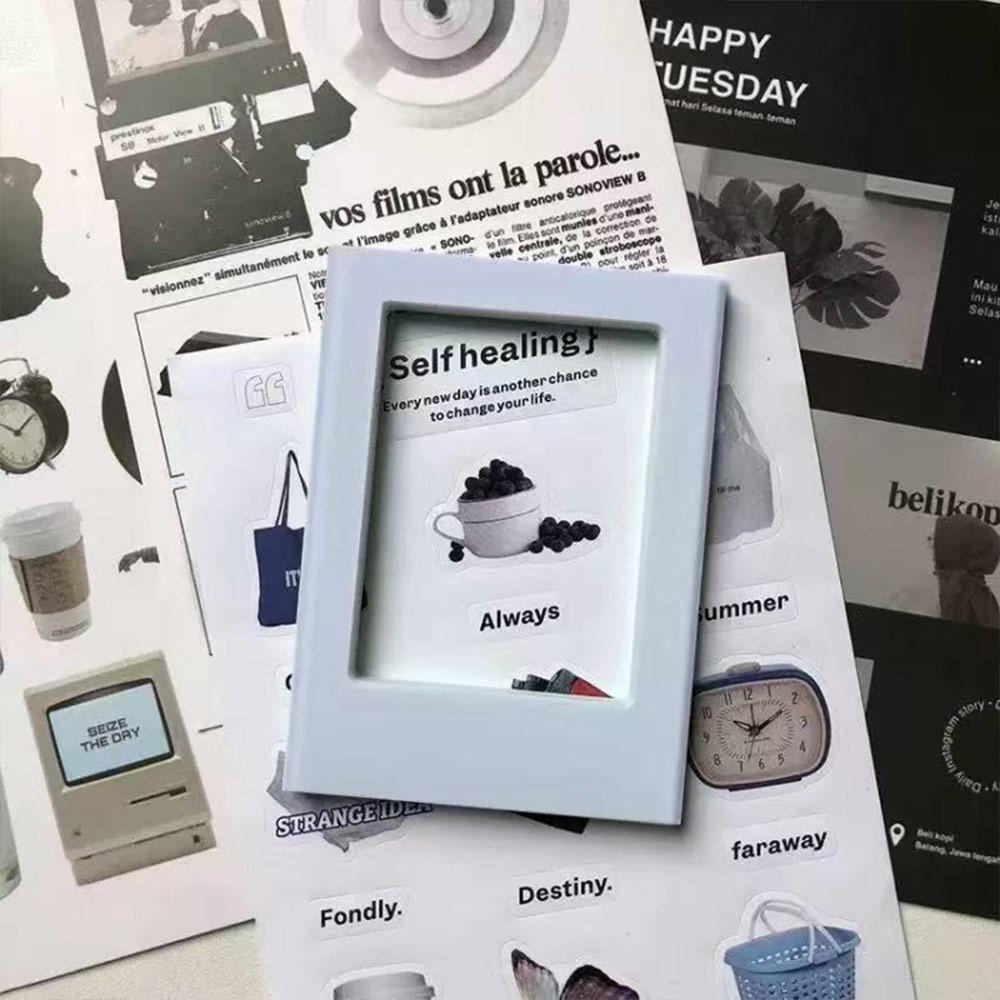 3 inches Instant Camera Photo Frame Colorful Picture Display Holder  for Home Decoration