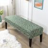 Чехол для скамейки с цветочным принтом, эластичные чехлы на табуреты для пианино, прямоугольная гостиничная кровать, длинный чехол на табурет, защитный чехол для скамейки, чехол для столовой