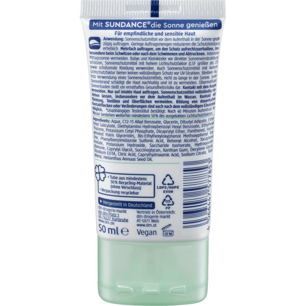 Германия DM SUNDANCE Sundance Sensitive Sun Fluid LSF 30 50 мл