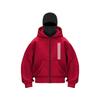 Mens Hooded Sweatshirt Loose Jacket Double Hat Autumn Winter Sporty Hooded Sweatshirt Long-Sleeve Hoodies For Man