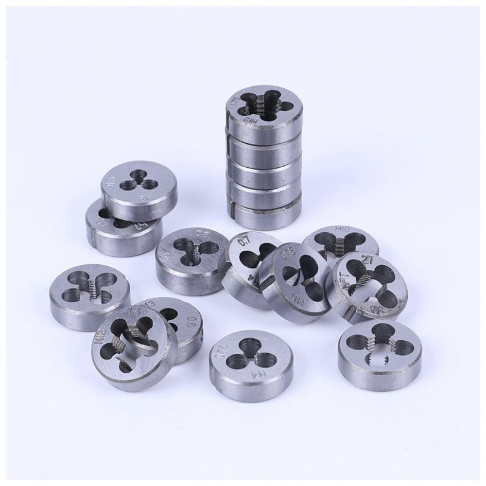 Набор метчиков и плашек, 40 шт., метрический, из легированной стали, набор инструментов для нарезания резьбы, новые ручные инструменты для нарезания резьбы