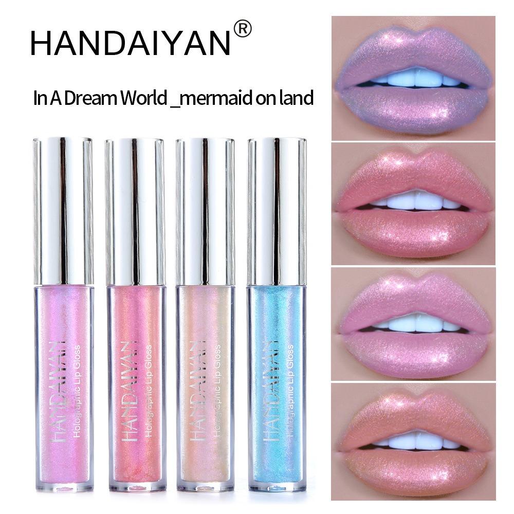 HANDAIYAN The Lasting Moisturizer Ji Color Colorful Pearl Light Поляризованный блеск для губ